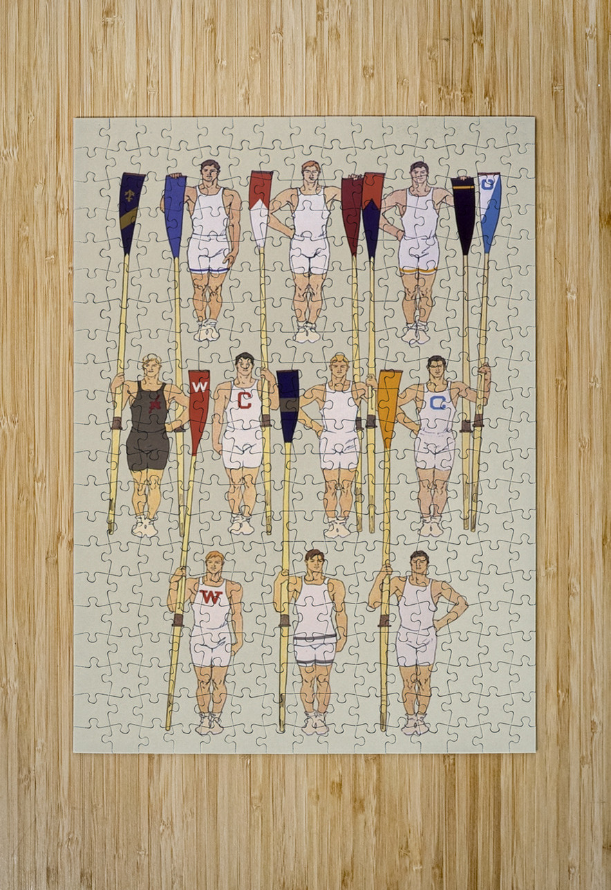 College crews ca. 1908 by Edward Penfield IStockHistory com Puzzle printing