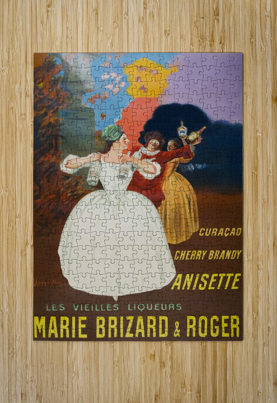 The old liqueurs Marie Brizard & Roger 1912 by Leonetto Cappiello IStockHistory com Puzzle printing