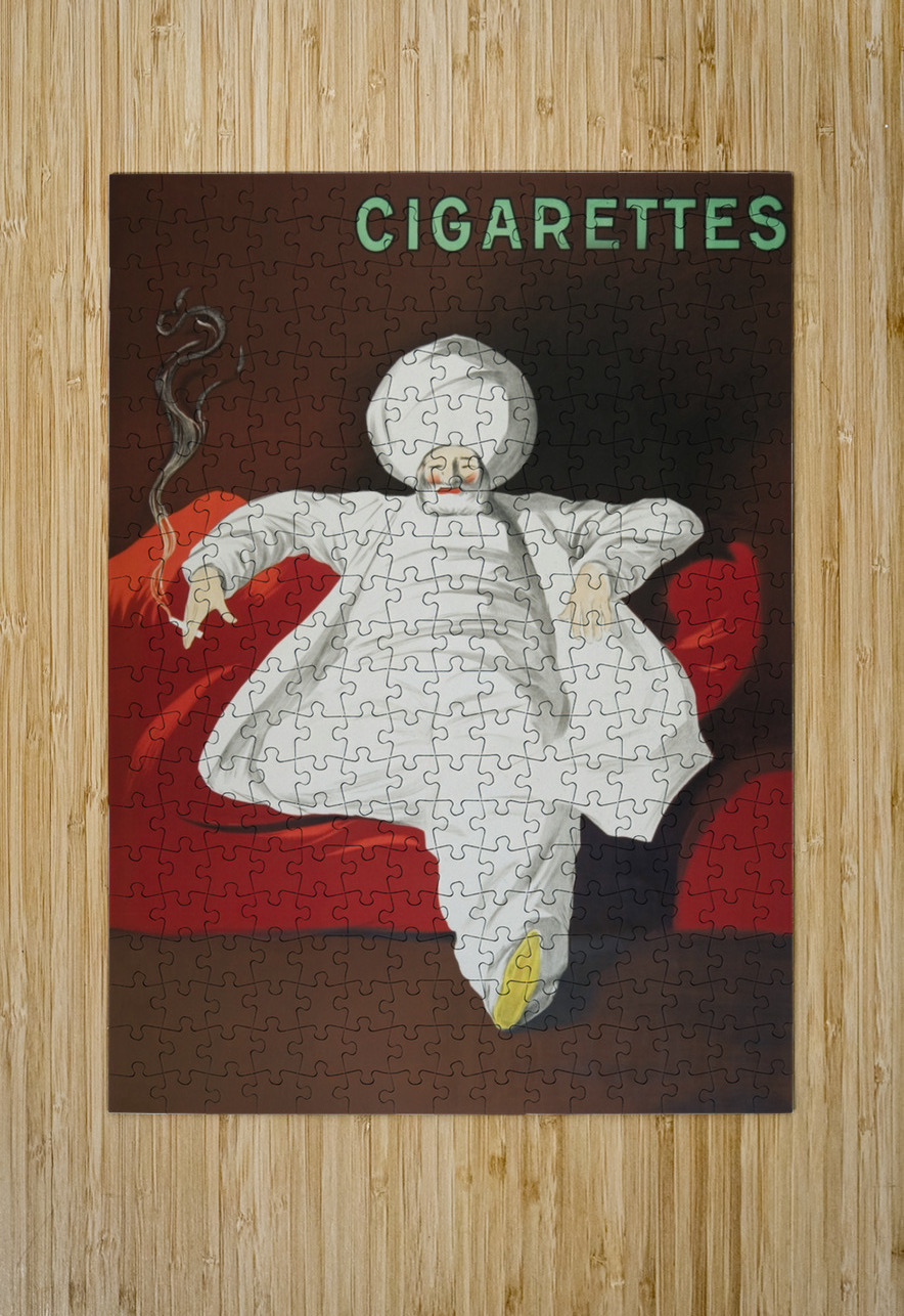 JOB Cigarettes 1912 by Leonetto Cappiello.  IStockHistory com Puzzle printing