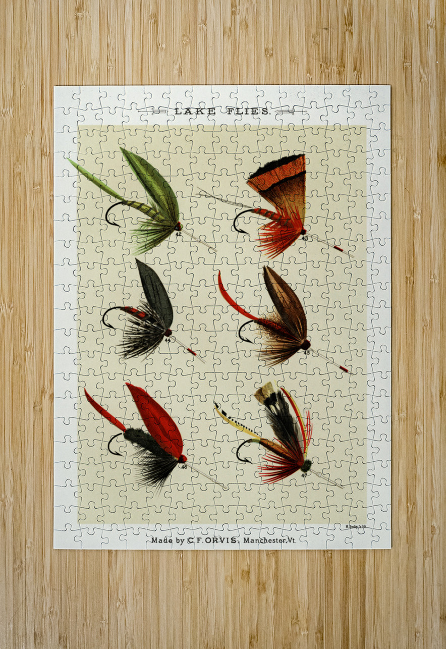 Lake Flies  IStockHistory com Puzzle printing