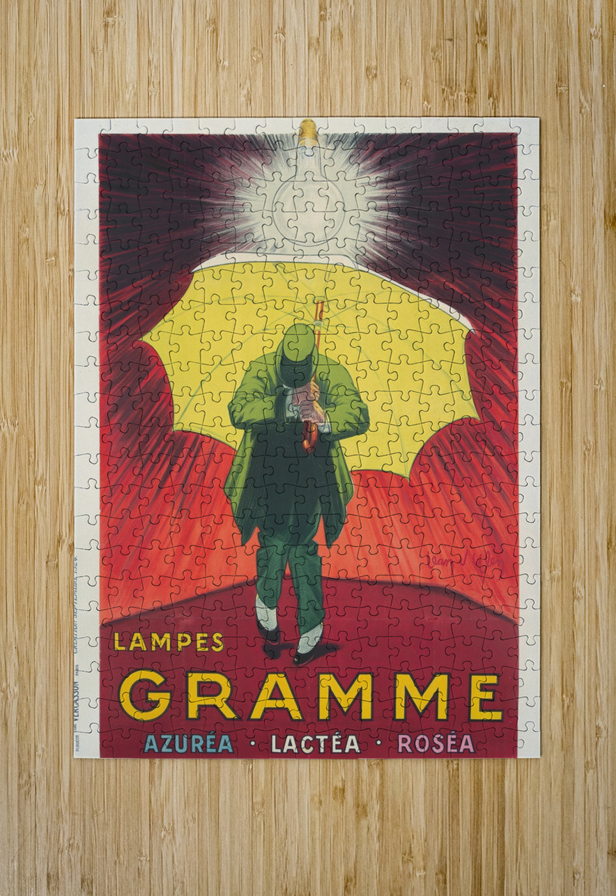 Lampes Gramme 1924 by Jean dYlen Poster IStockHistory com Puzzle printing