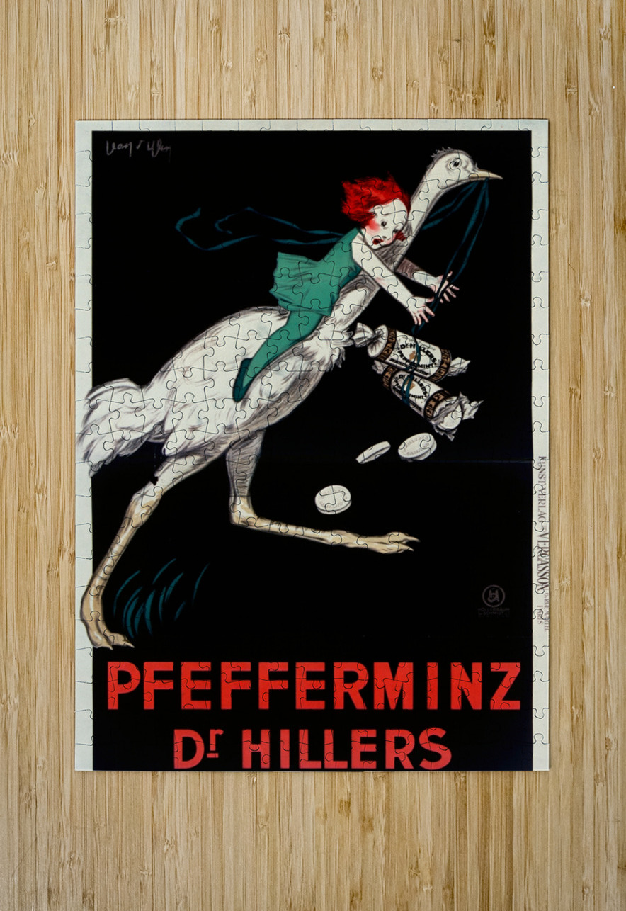 Pfefferminz Dr Hillers 1927 by Jean dYlen Poster IStockHistory com Puzzle printing