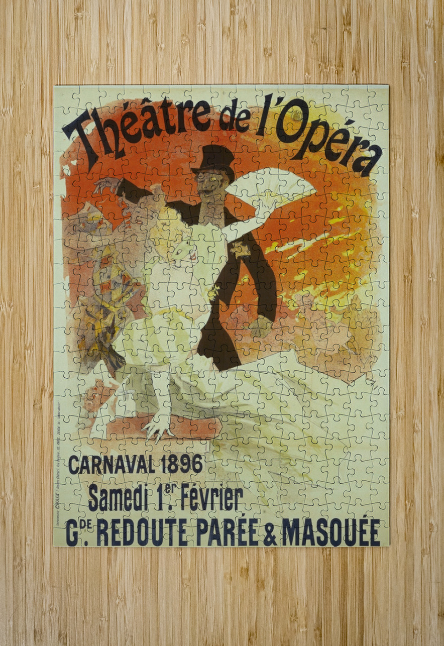 Théâtre De L’opéra 1895 Poster by Jules Chéret IStockHistory com Puzzle printing