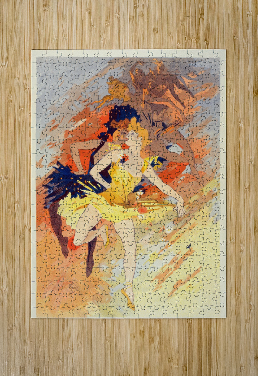 La Danse 1900 Poster by Jules Chéret IStockHistory com Puzzle printing