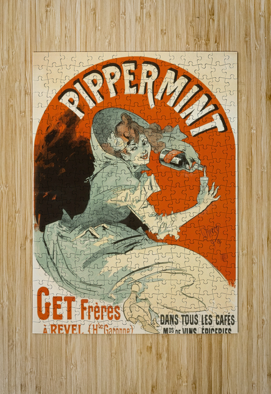 Pipperment 1899 Poster by Jules Chéret IStockHistory com Puzzle printing