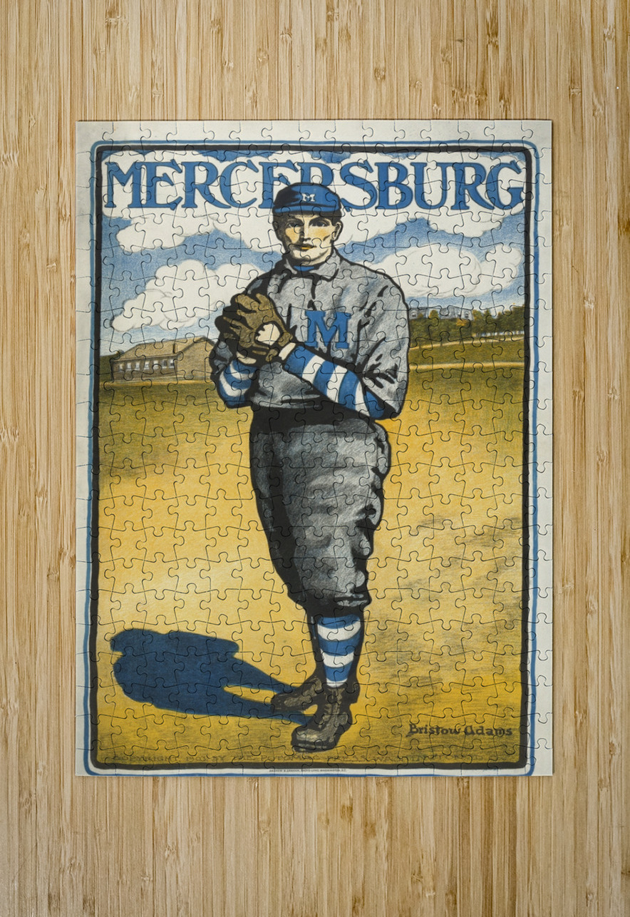 Mercersburg 1903 Poster by Bristow Adams American 1875 – 1956 IStockHistory com Puzzle printing