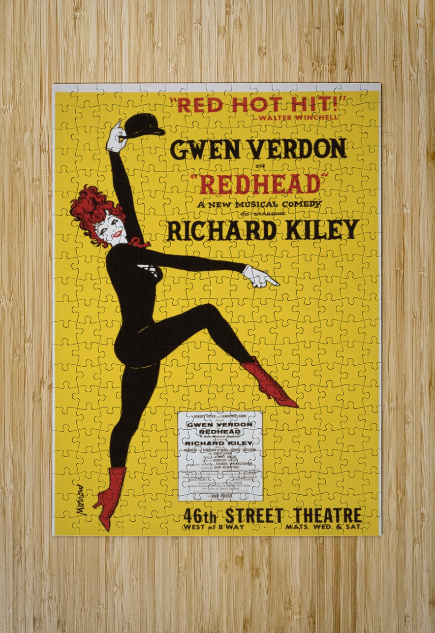 Redhead 1959 Artcraft Lithograph Poster 1905–1970 IStockHistory com Puzzle printing