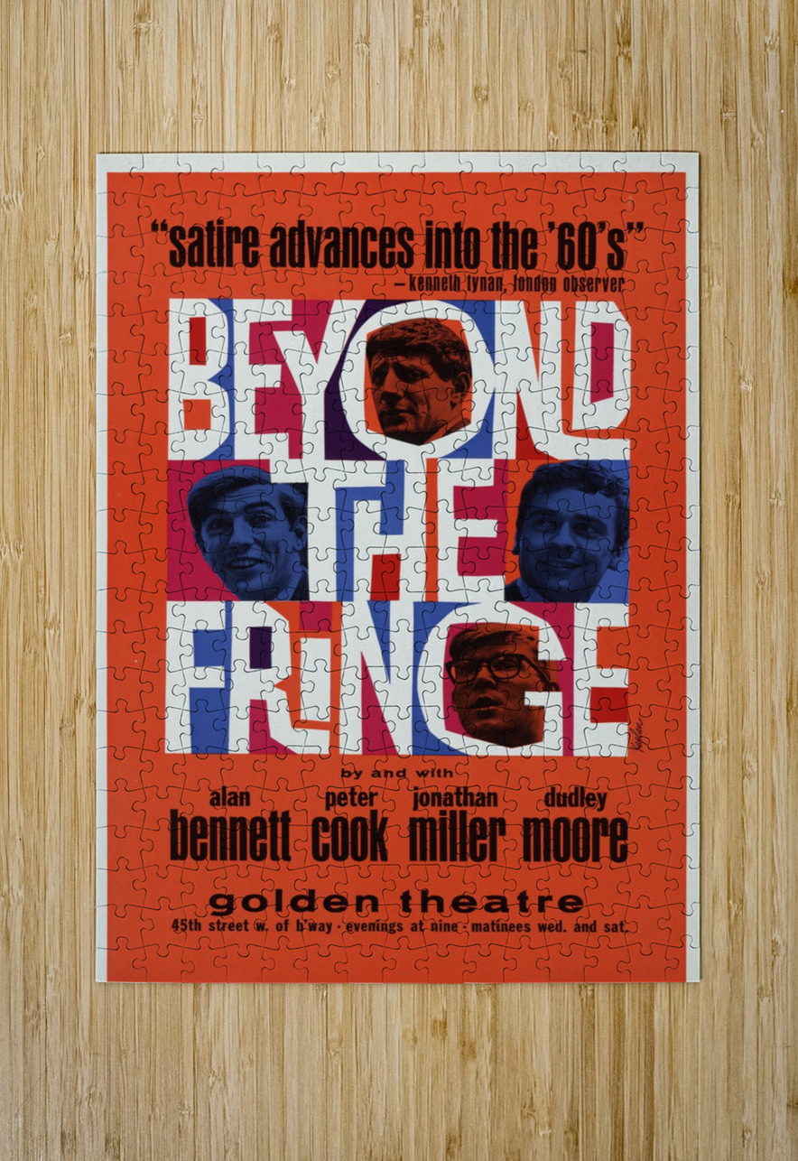 Beyond the fringe 1962 American 1905–1970 Artcraft Lithograph Poster IStockHistory com Puzzle printing