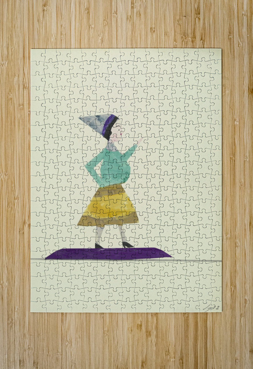 Untitled 1932  My Pictures Become Wilder and Wilder By John Elsas IStockHistory com Puzzle printing