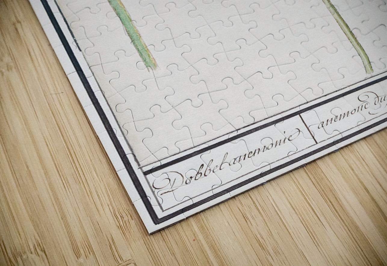 Peony and anemone in vintage style IStockHistory com Puzzle