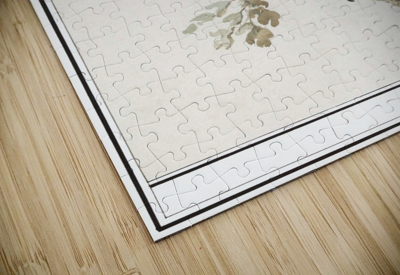 Turquoise-fronted amazon in vintage style IStockHistory com Puzzle