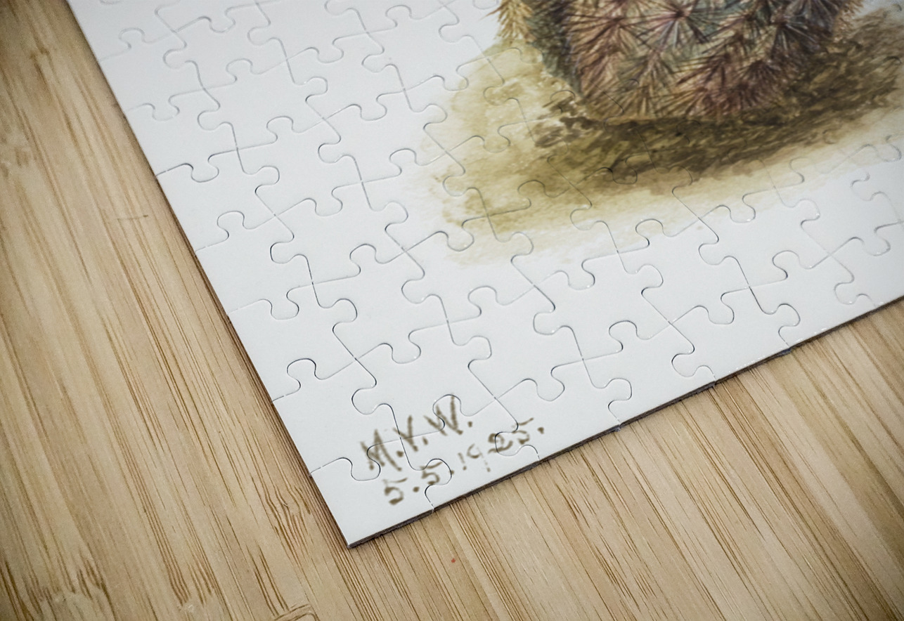 Green Strawberry Cactus Echinocereus viridiflorus 1925 IStockHistory com Puzzle