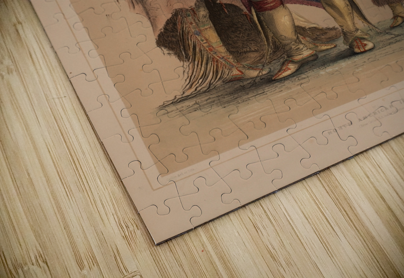 North American Indian Portfolio 1844 IStockHistory com Puzzle