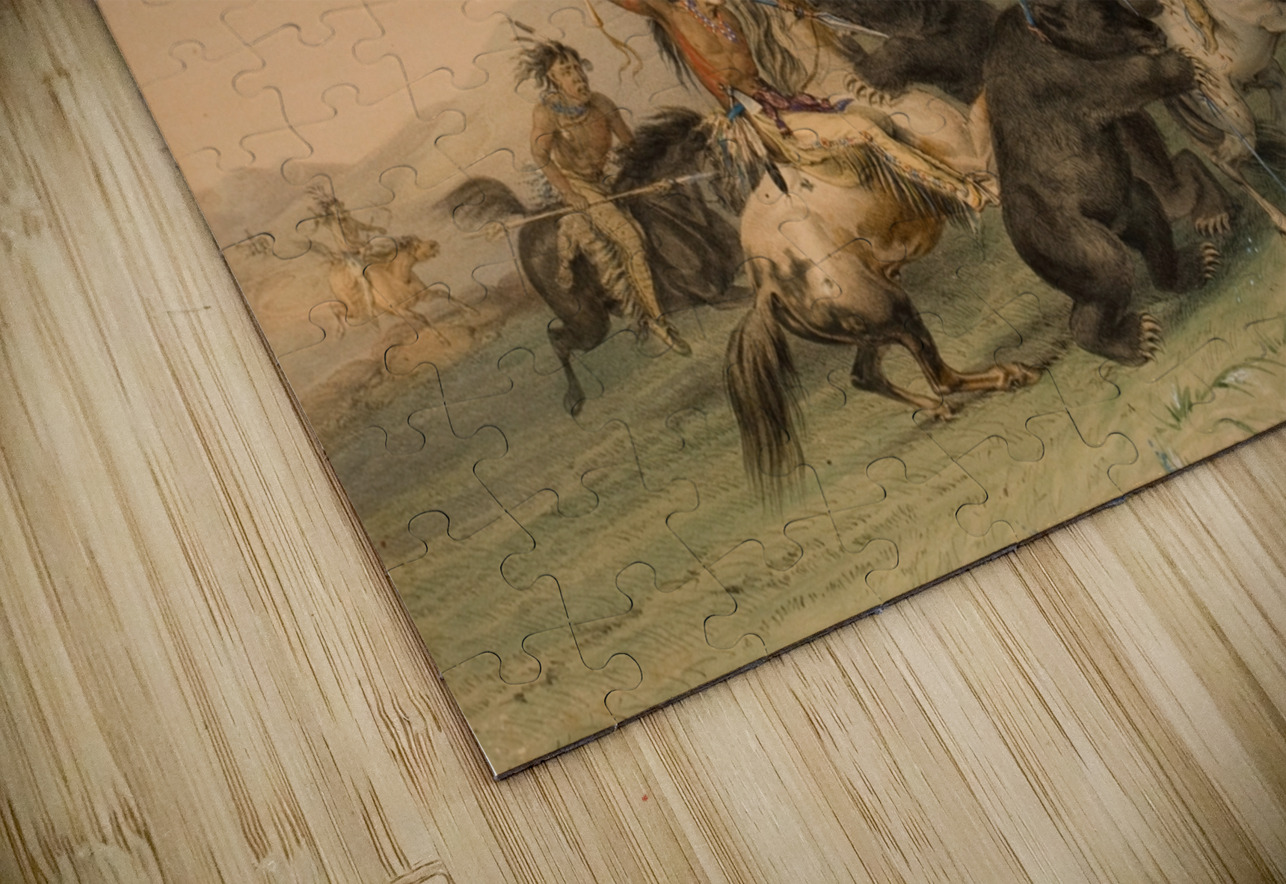 Attacking the Grizzly Bear 1844 IStockHistory com Puzzle