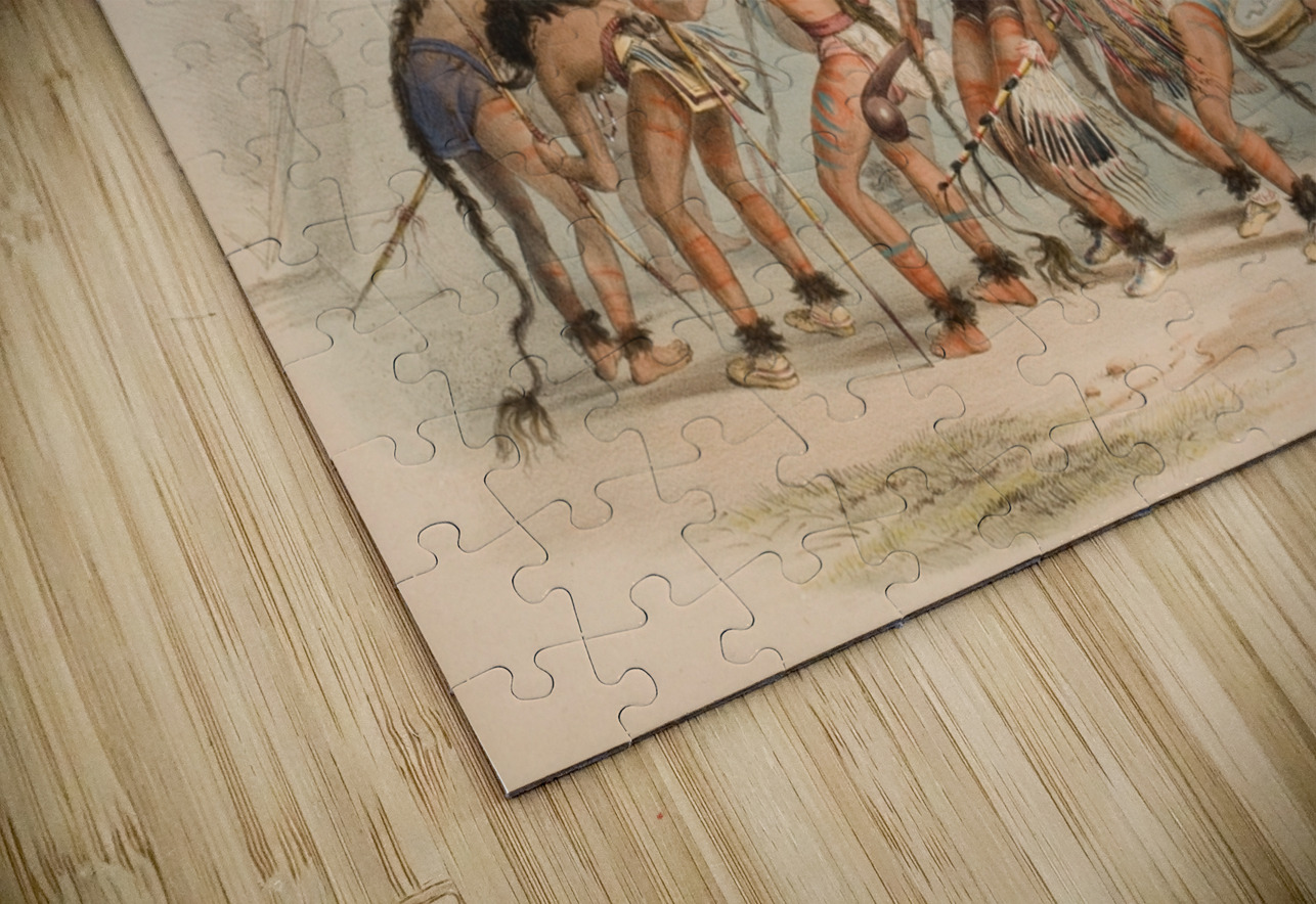 Buffalo Dance 1844 IStockHistory com Puzzle