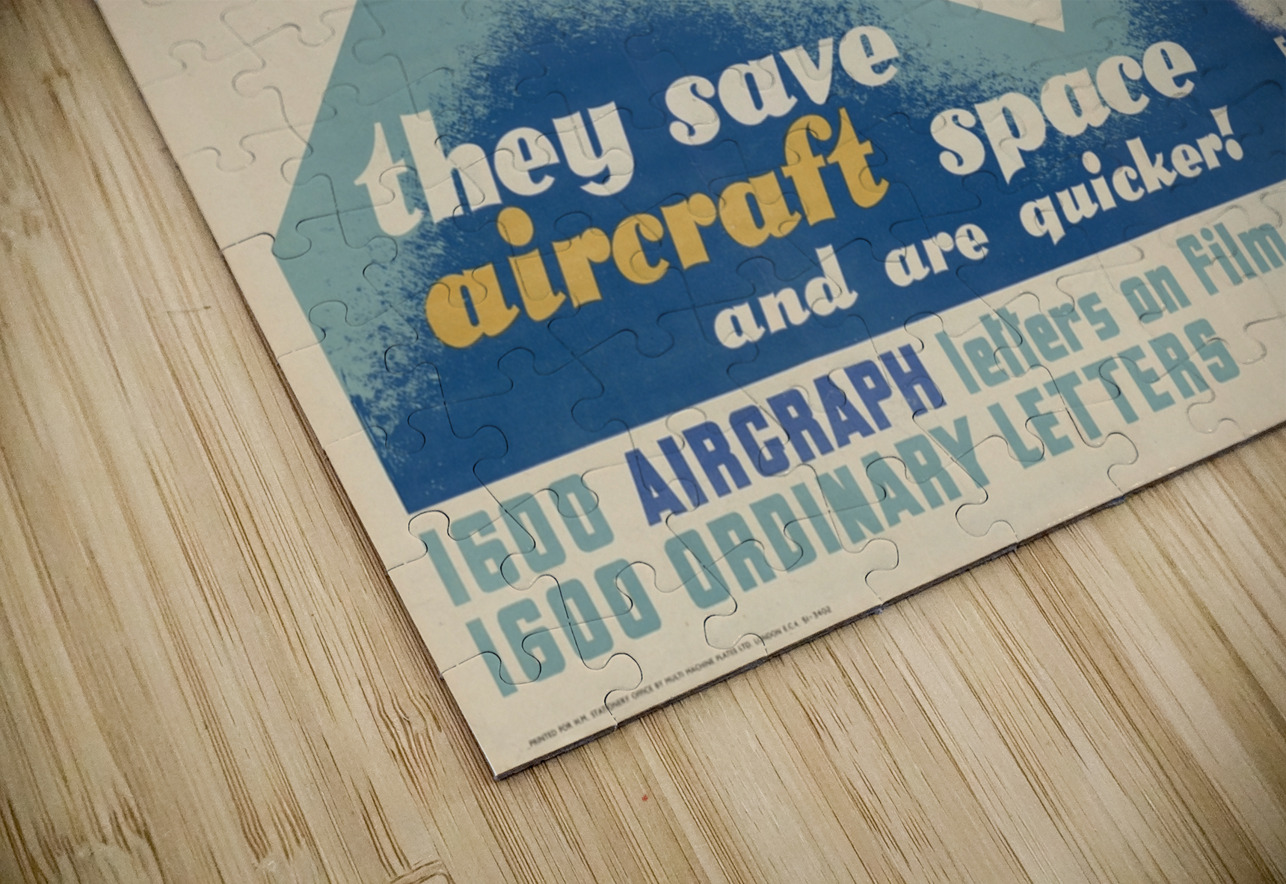 Send Airgraphs – They Save Aircraft Space and are Quicker! IStockHistory com Puzzle