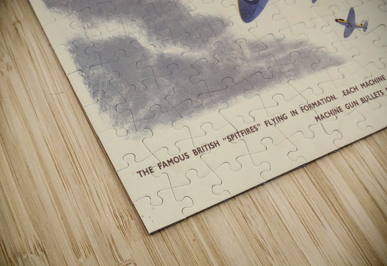 The Famous British ‘Spitfires’ Flying in Formation  IStockHistory com Puzzle