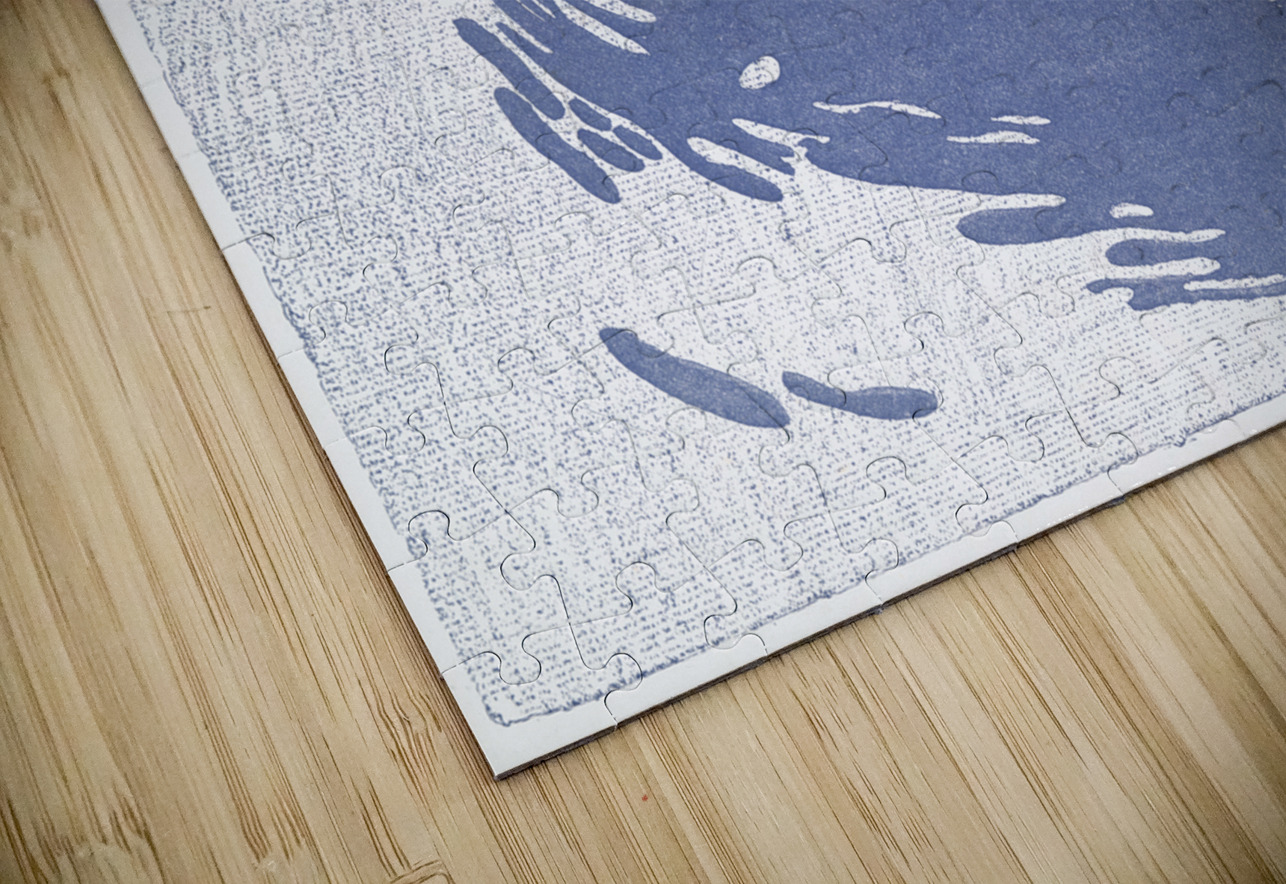 Man standing in the sea 1899 by Edward Penfield IStockHistory com Puzzle