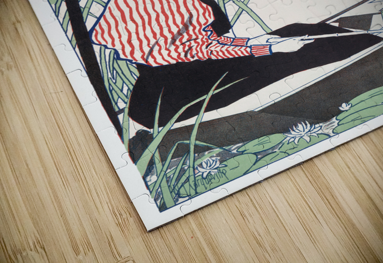 Lippincotts June ca. 1890-1907  by Edward Penfield IStockHistory com Puzzle