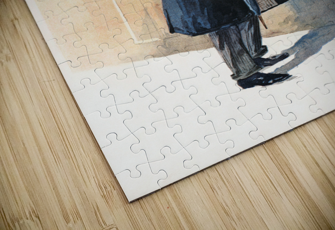 Man getting medicines 1893 by Edward Penfield IStockHistory com Puzzle