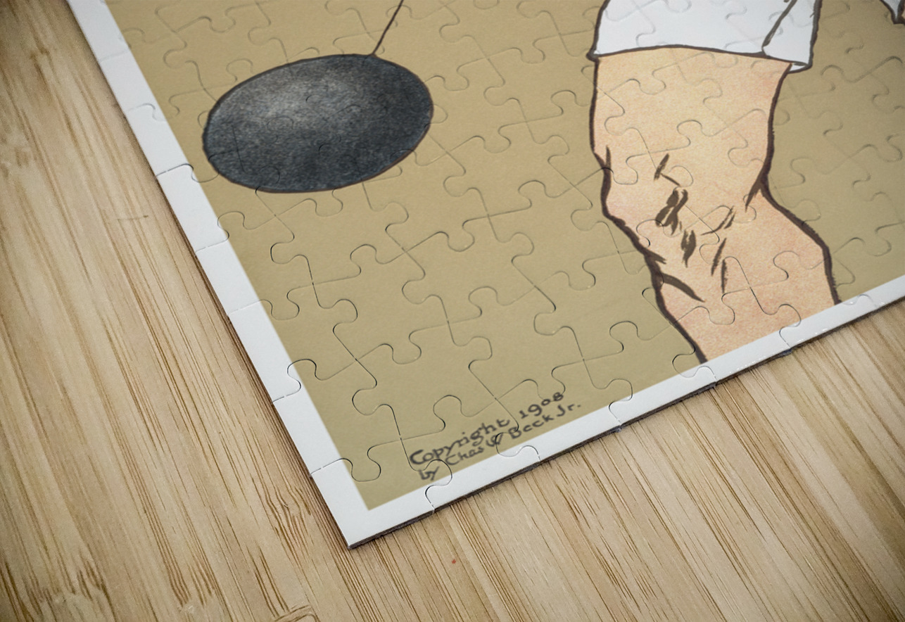 Hammer throw 1908 by Edward Penfield IStockHistory com Puzzle