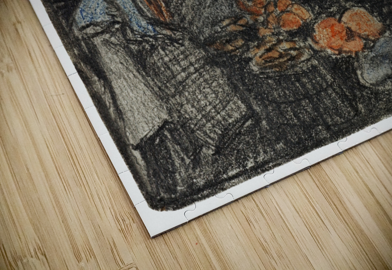 A busy scene of a market by Edward Penfield 1866-1925 IStockHistory com Puzzle