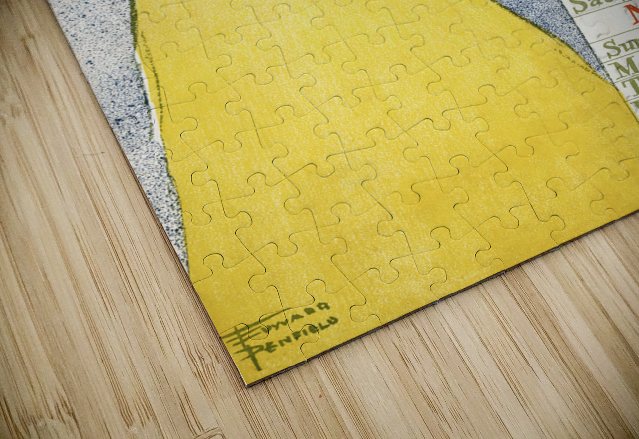 Calendar 1897 1896 by Edward Penfield IStockHistory com Puzzle