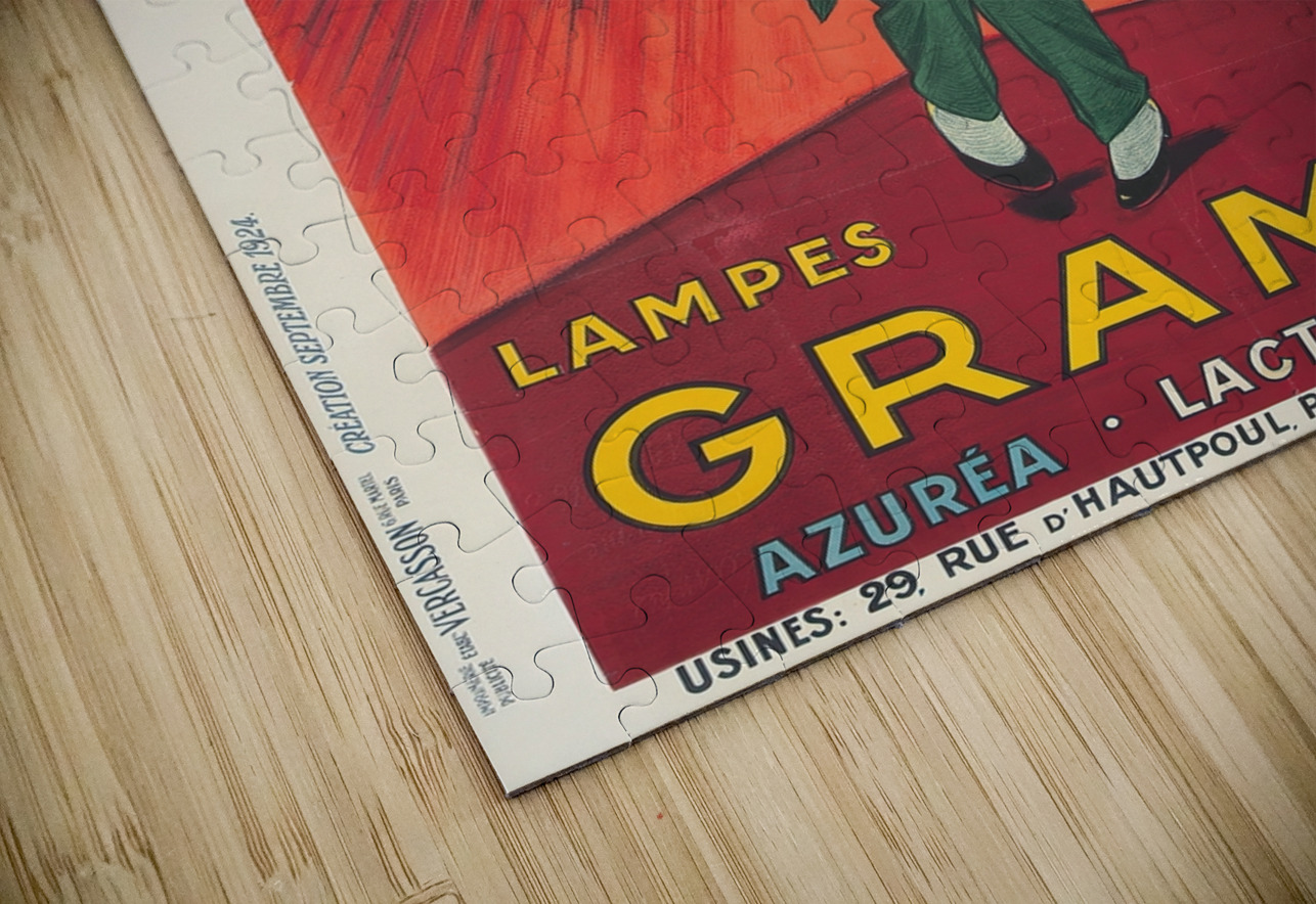Lampes Gramme 1924 by Jean dYlen Poster IStockHistory com Puzzle