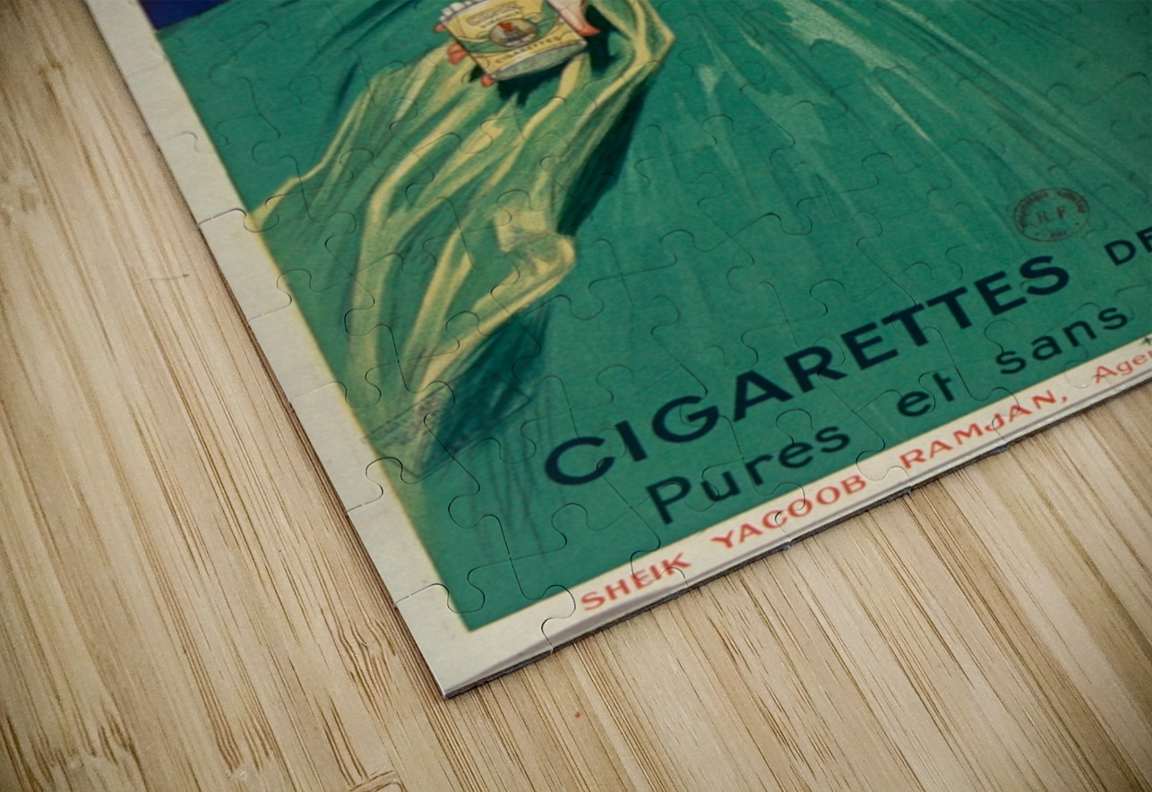 Chick cigarettes de Virginie pures et sans adultération 1925 by Jean dYlen Poster IStockHistory com Puzzle