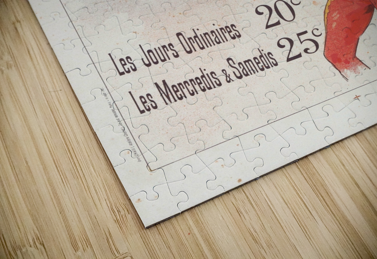 Reclamebiljet voor Le Figaro 1885 Poster by Jules Chéret IStockHistory com Puzzle