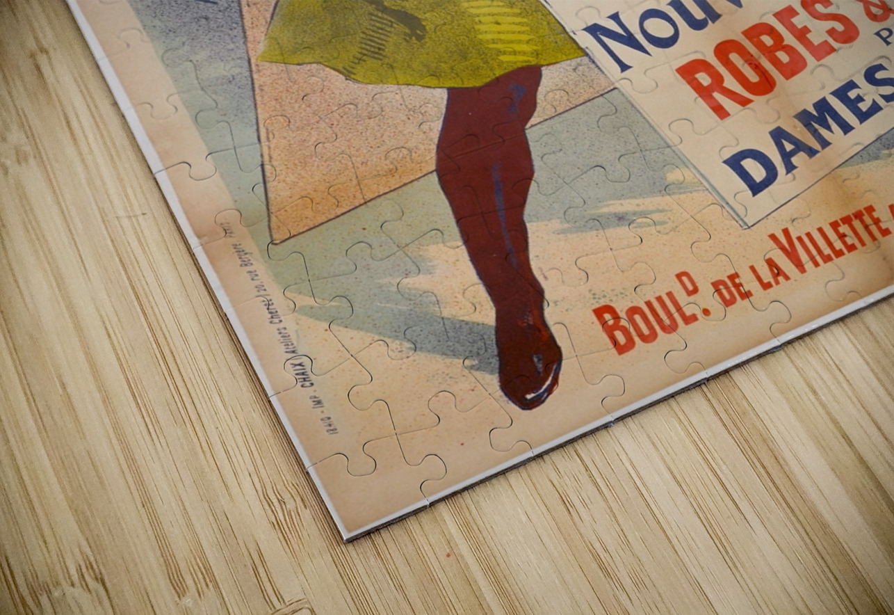 Aux Buttes Chaumont 1890 Poster by Jules Chéret IStockHistory com Puzzle