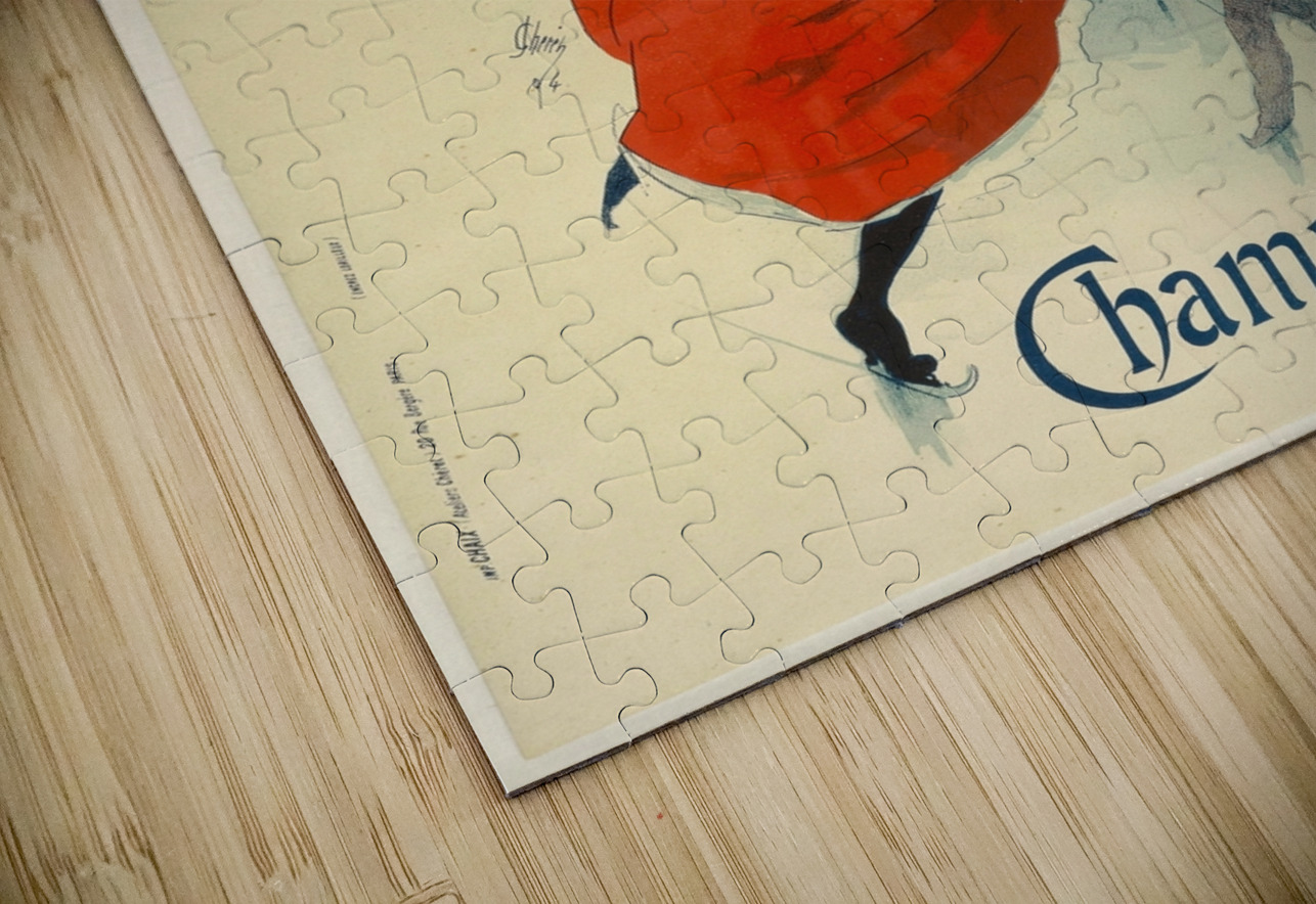 Palais De Glace Champs-Elysées 1894 Poster by Jules Chéret IStockHistory com Puzzle