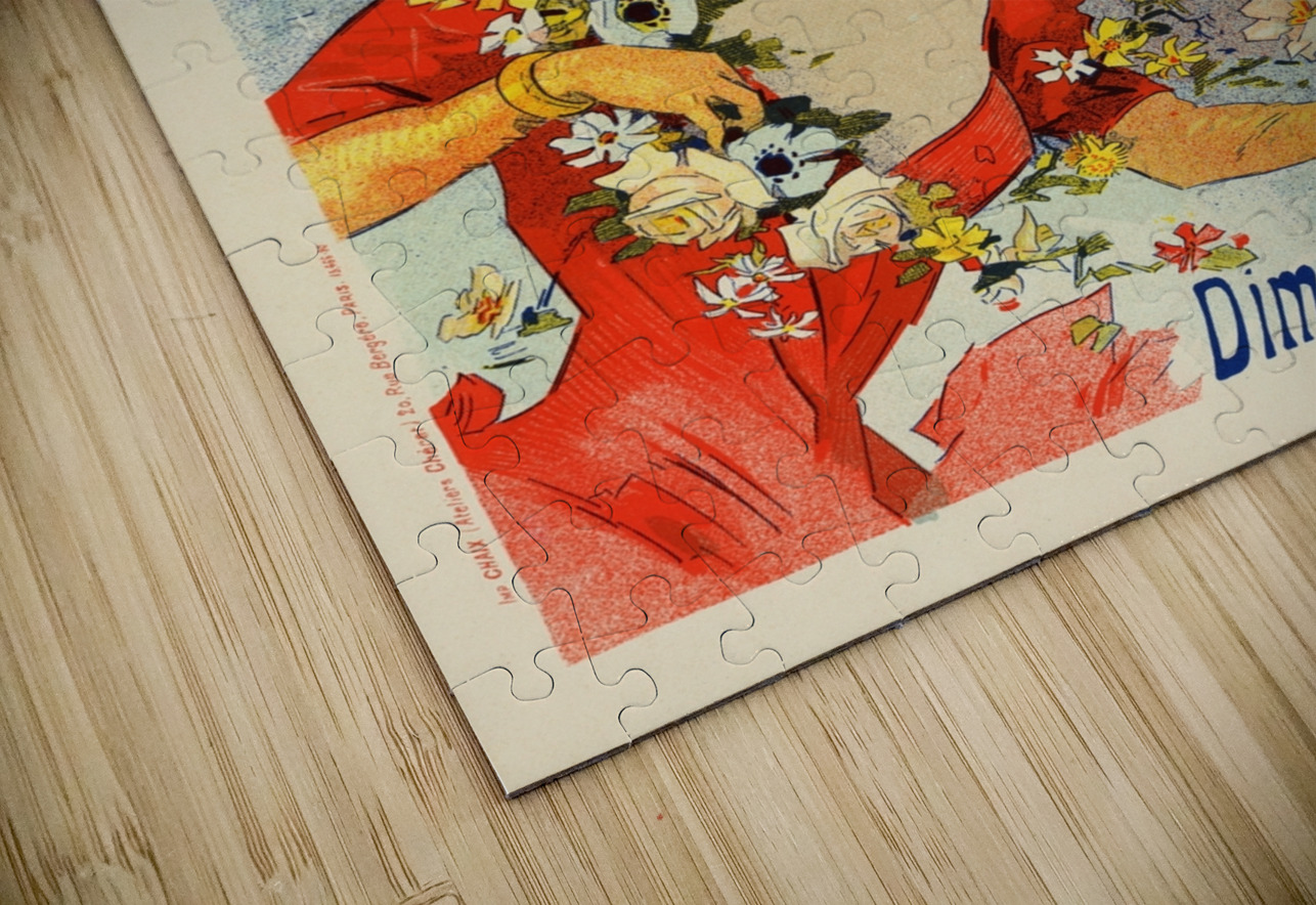 Fête Des Fleurs De Bagnères-De-Luchon 1898 Poster by Jules Chéret IStockHistory com Puzzle