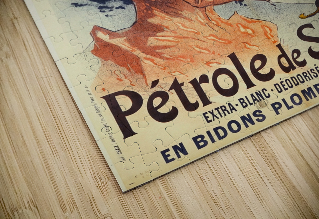 SaxoléinePétrole De Sûreté 1891 Poster by Jules Chéret IStockHistory com Puzzle