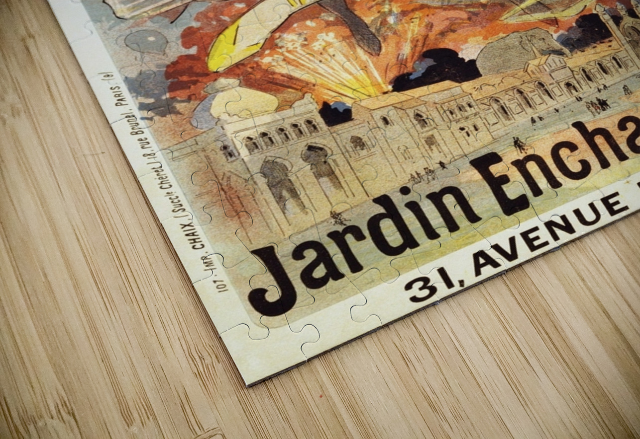 Le Pays Des Fees Poster 1889 Poster by Jules Chéret IStockHistory com Puzzle