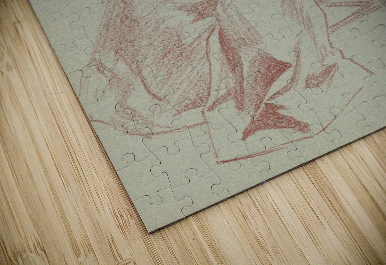 Elegant Lady Seated in a Chair c. 1900 Drawings by Jules Chéret IStockHistory com Puzzle