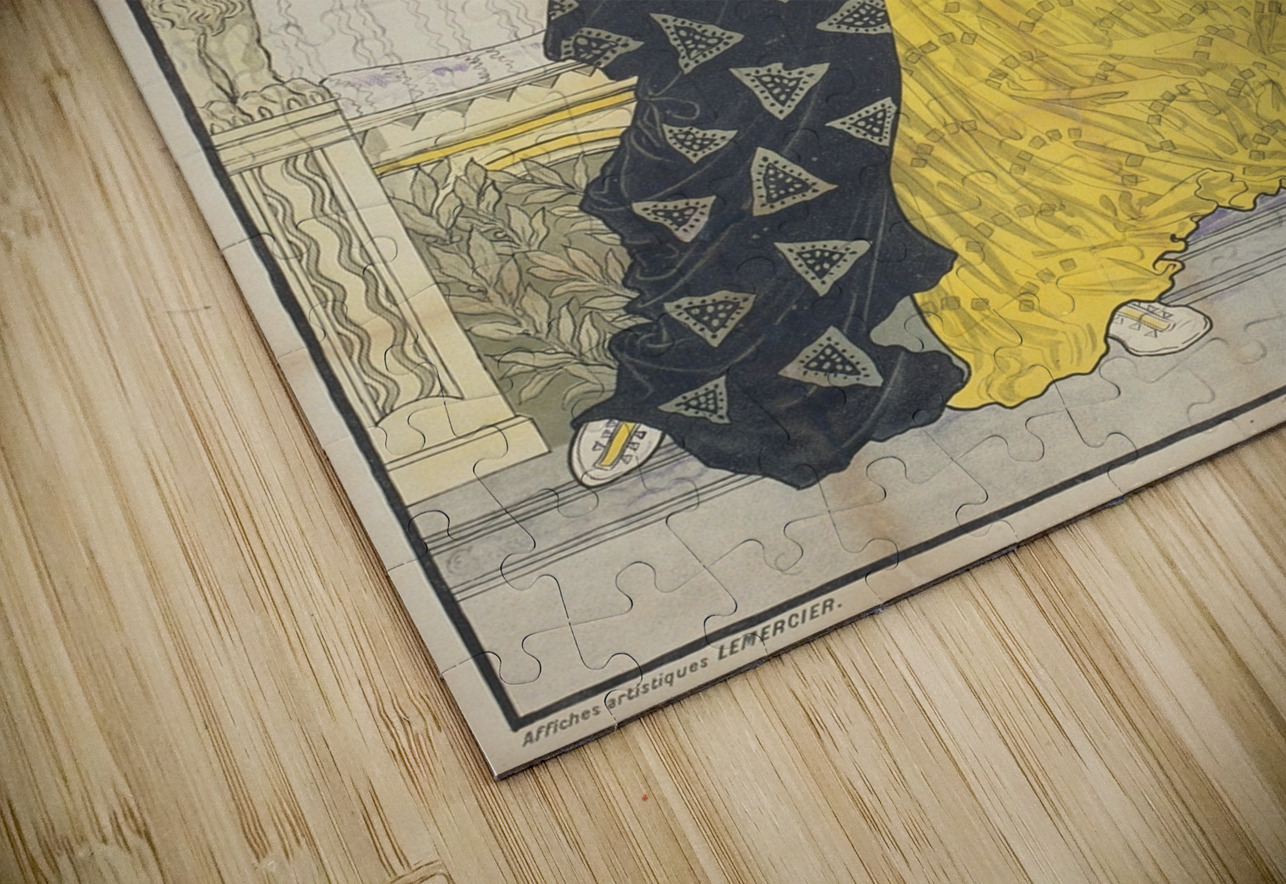 Exposition Internationale de Madrid 1893 Poster by Eugène Samuel Grasset IStockHistory com Puzzle