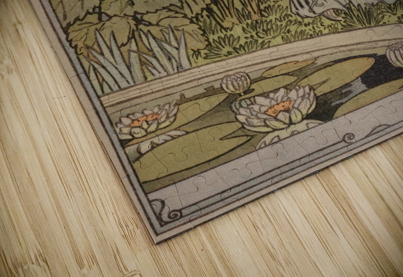 Août 1896-1898 Poster by Eugène Samuel Grasset IStockHistory com Puzzle