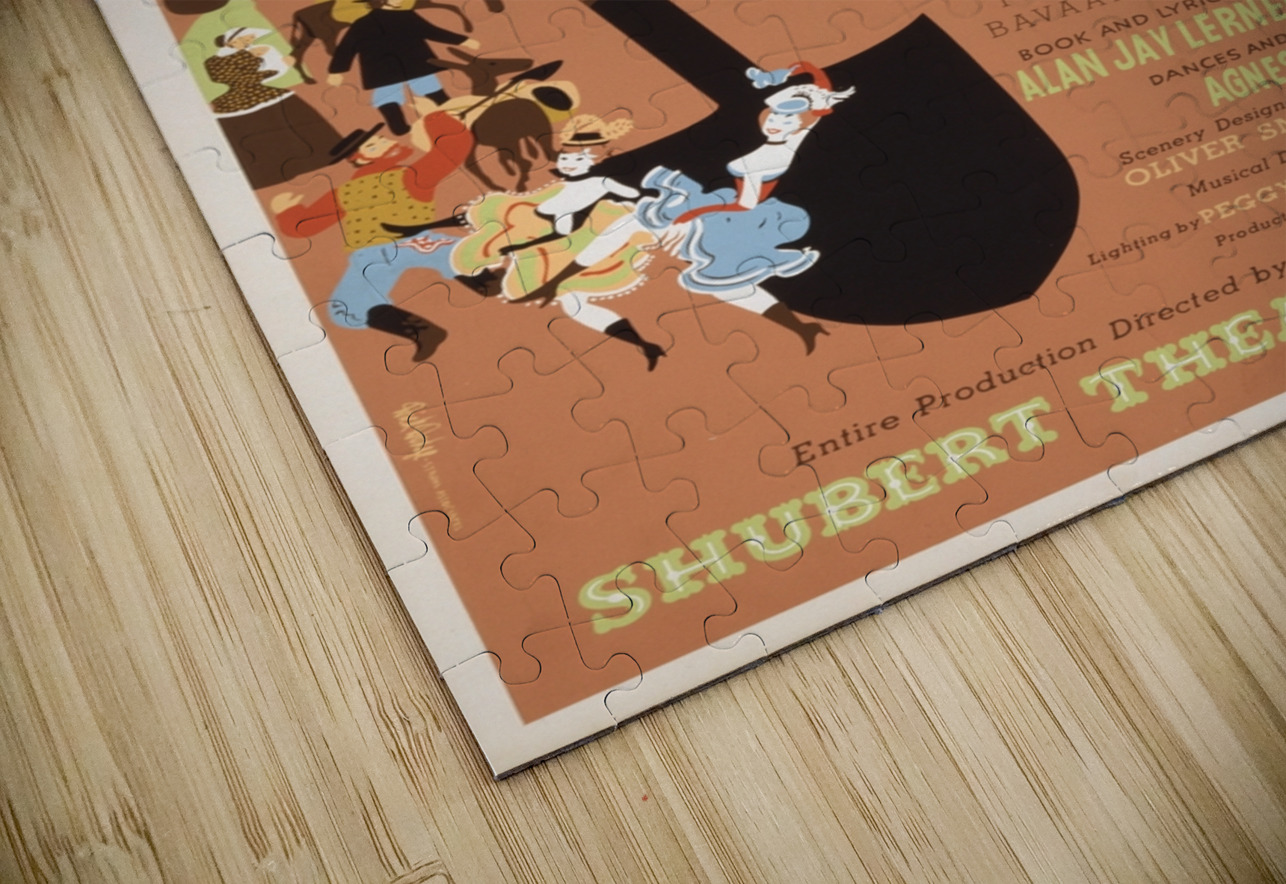 Paint your wagon 1951 Dick Dodge American 20th Century Artcraft Lithograph Poster 1905–1970 IStockHistory com Puzzle