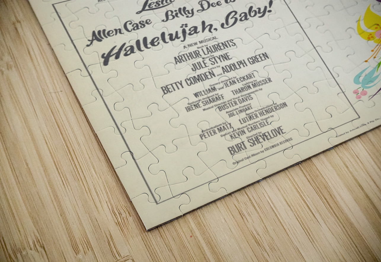 Hallelujah baby! 1967 Hilary Knight American 1926-? Artcraft Lithograph Poster IStockHistory com Puzzle