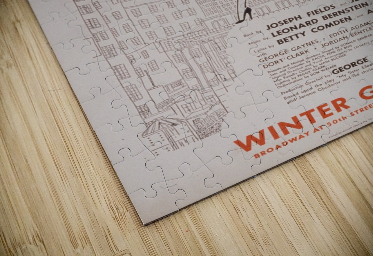 Rosalind Russell in the new musical comedy Wonderful Town 1953 Artcraft Lithograph Poster 1905–1970 IStockHistory com Puzzle