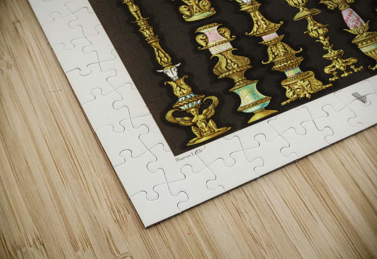 16th Century pattern. 1888 edition Lornement Polychrome by Albert Racine 1825–1893. IStockHistory com Puzzle