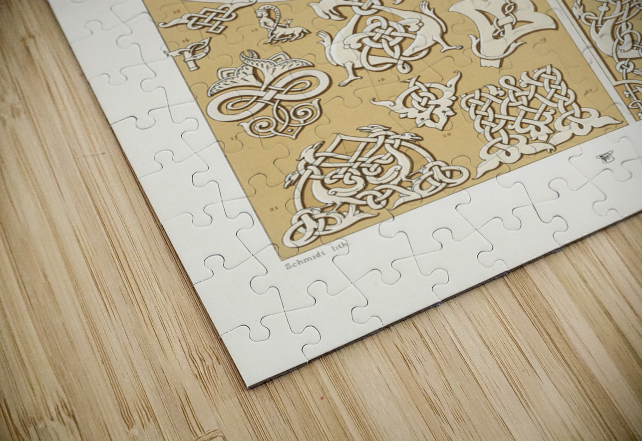 Russian pattern. 1888 edition Lornement Polychrome by Albert Racine 1825–1893. IStockHistory com Puzzle