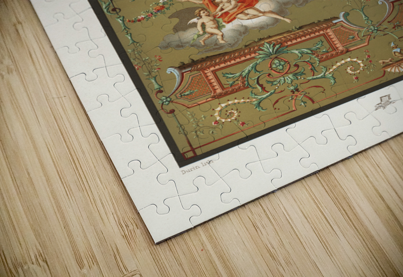 18th Century pattern. 1888 edition Lornement Polychrome by Albert Racine 1825–1893. IStockHistory com Puzzle