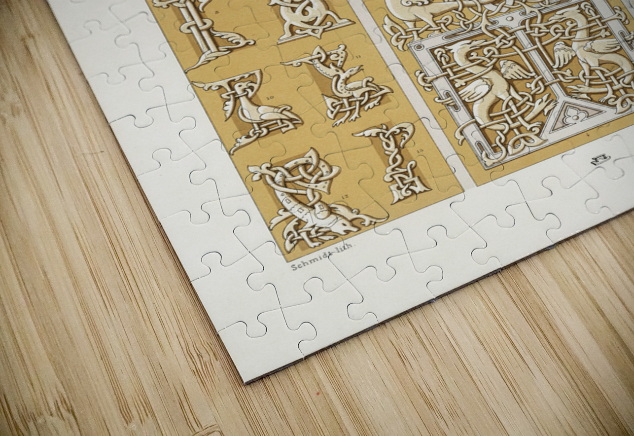 Russian pattern. 1888 edition Lornement Polychrome by Albert Racine 1825–1893. IStockHistory com Puzzle