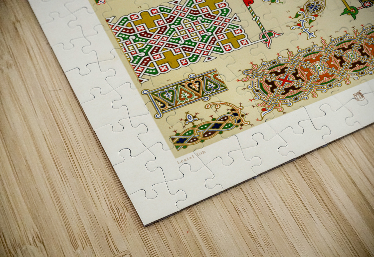 Russian pattern. 1888 edition Lornement Polychrome by Albert Racine 1825–1893. IStockHistory com Puzzle