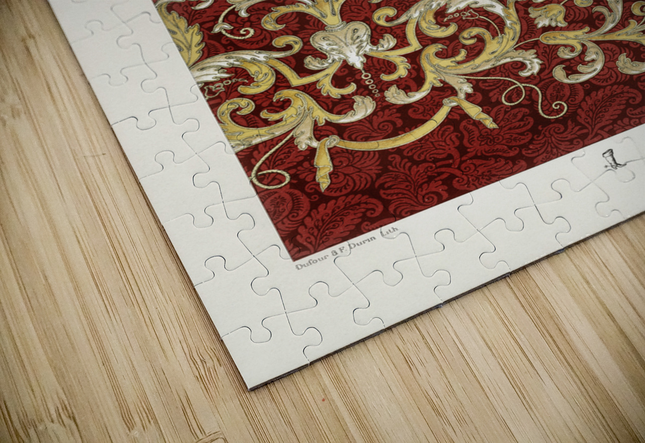 16th and 17th Century pattern. 1888 edition Lornement Polychrome by Albert Racine 1825–1893. IStockHistory com Puzzle