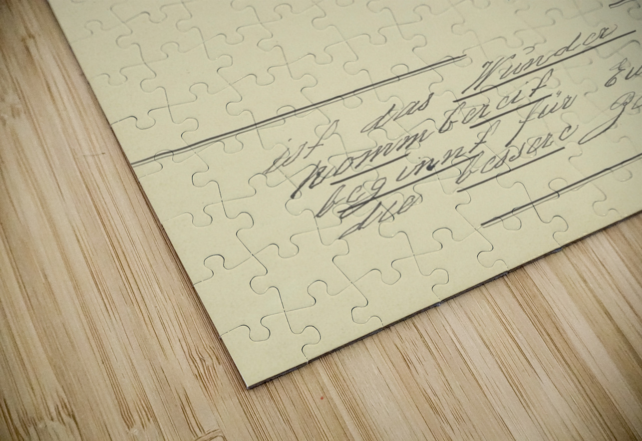 ‘Ist das Wunder kommbereit …’ 1932  My Pictures Become Wilder and Wilder By John Elsas IStockHistory com Puzzle