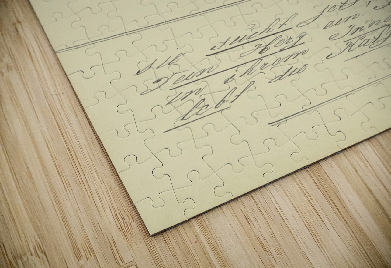 ‘Sie sucht jetzt für Dein Herz ein Platz …’ 1932  My Pictures Become Wilder and Wilder By John Elsas IStockHistory com Puzzle