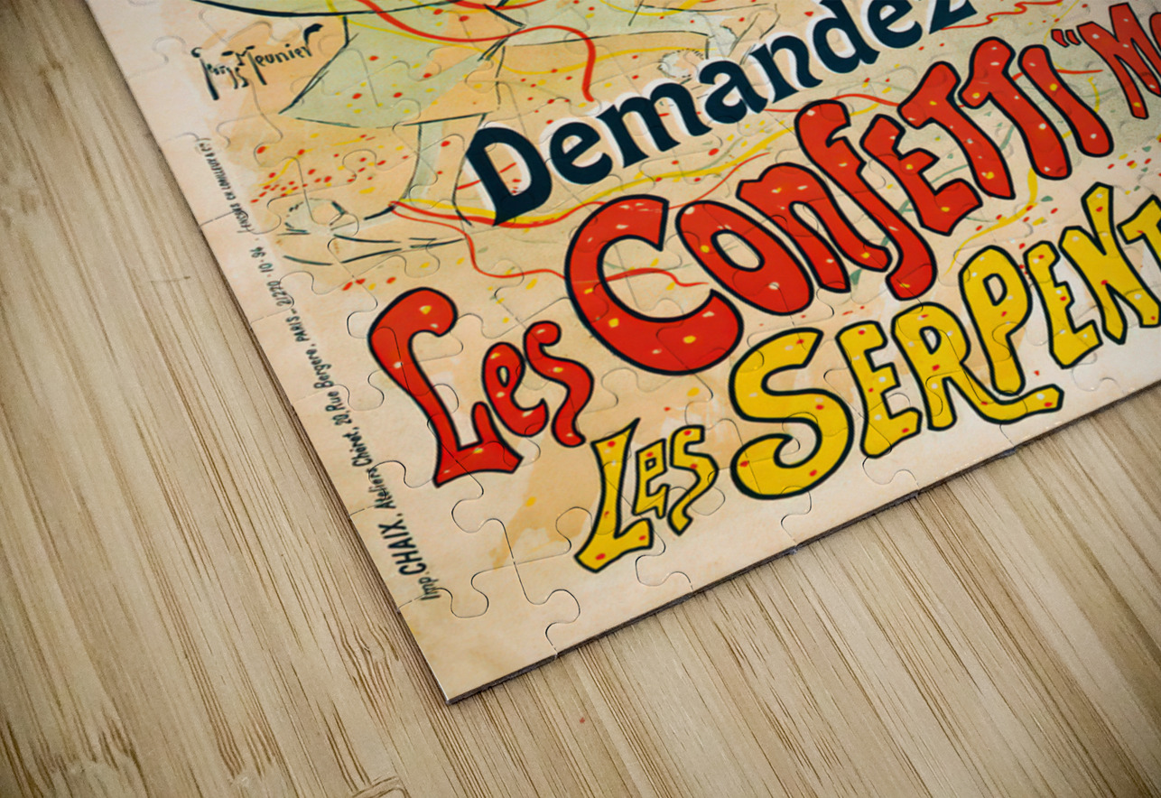 Les Confetti 1894 Posters by Georges Meunier IStockHistory com Puzzle